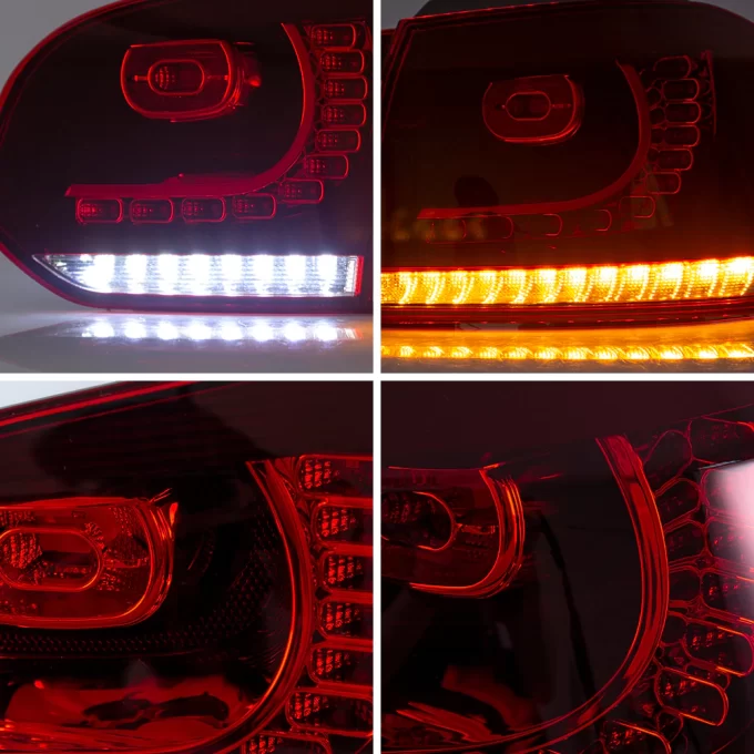 VW GOLF MK6 2010-2014 LED galiniai žibintai