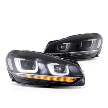 VW GOLF MK6 2010-2014 LED priekiniai žibintai
