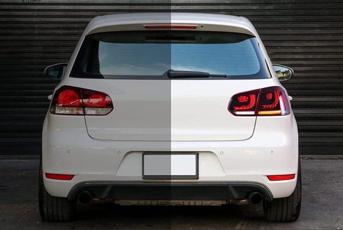 VW GOLF MK6 2010-2014 LED galiniai žibintai