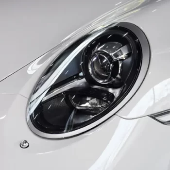 Porsche 911 dešinės pusės žibinto stiklas 2011-2018