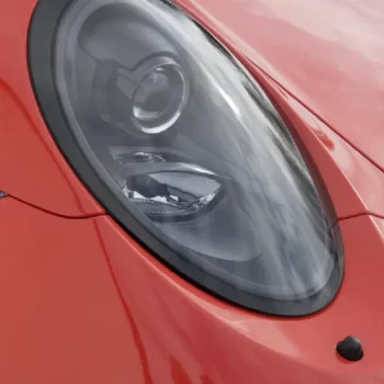 Porsche 911 dešinės pusės žibinto juodas stiklas 2011-2018