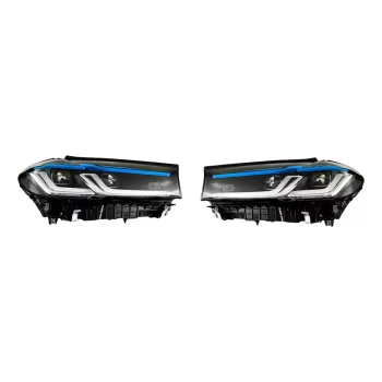 BMW G30 G31 2017-2020 FULL LED Lazer Look priekiniai žibintai